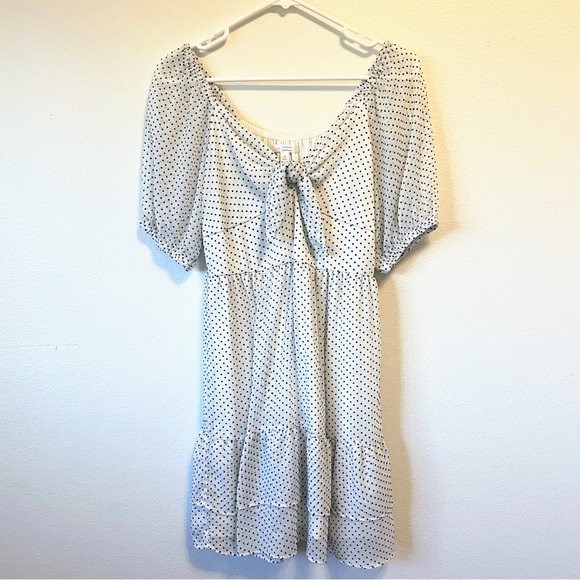 🍀3/$20🍀 LC Lauren Conrad Polka Dot Mini Dress - Picture 2 of 7